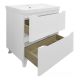 Тумба с раковиной Azario Lotos CS00081983 60 см белый глянец