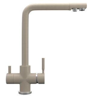 Смеситель для кухни Ulgran Quartz UQ-016-03 с дополнительным краном для питьевой воды десерт Смеситель для кухни Ulgran Quartz UQ-016-03 с дополнительным краном для питьевой воды десерт