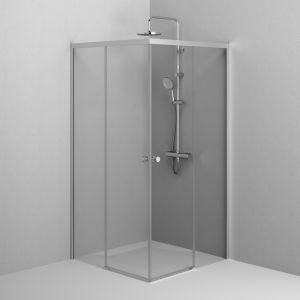 Душевой уголок Am.Pm X-joy W94G-403-100100-MТ1К 100x100 см без поддона хром матовый