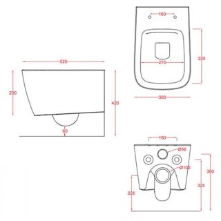 Унитаз Artceram A16  ASV003 38 00 avio Унитаз Artceram A16  ASV003 38 00 avio