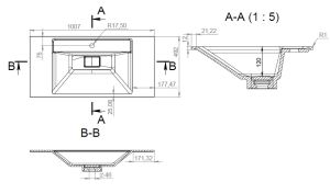 Раковина Am.pm INSPIRE 2.0 M50AWPC1001WG 100 см