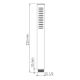 Душевой комплект WasserKRAFT A5251.299.219.258.302.242.217 чёрный матовый