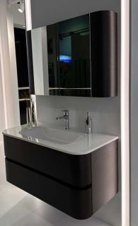 Тумба под раковину Armadi Art Ovale D 780-100-WN 100 см орех