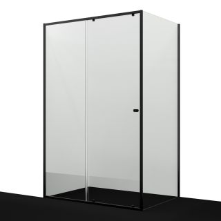 Душевой уголок WasserKRAFT Dill 61S33 130x90 см профиль чёрный матовый стекло прозрачное