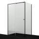 Душевой уголок WasserKRAFT Dill 61S33 130x90 см профиль чёрный матовый стекло прозрачное