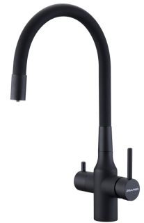 Смеситель для кухни Paulmark Salix Sa213419-401 антрацит Смеситель для кухни Paulmark Salix Sa213419-401 антрацит