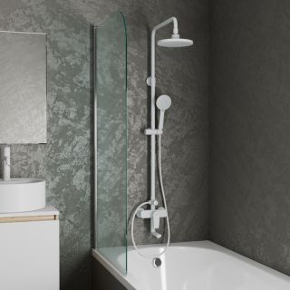 Душевая стойка D&K Bayern.F?rth DA1523708B18 белый Душевая стойка D&K Bayern.F?rth DA1523708B18 белый