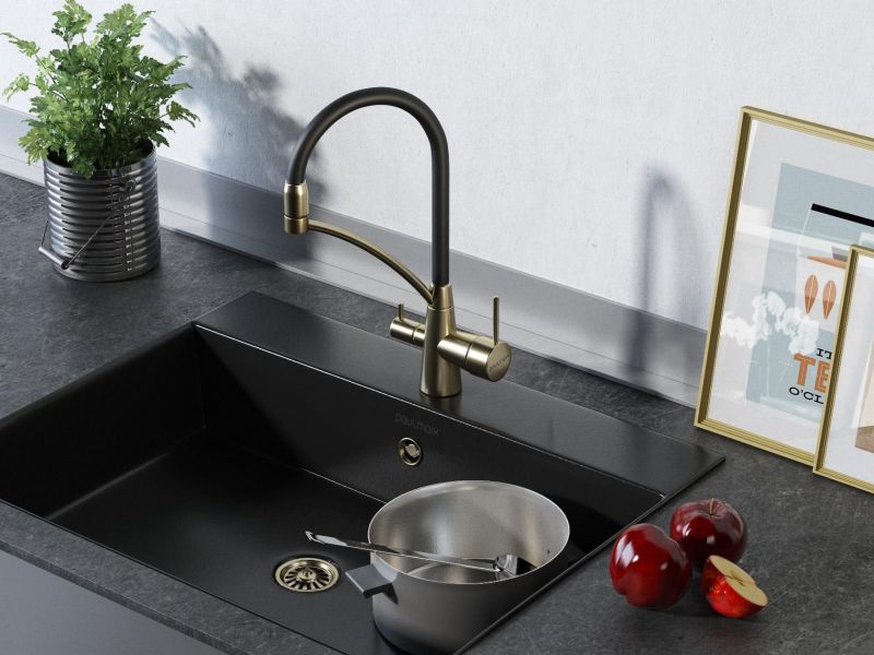 Смеситель для кухни Paulmark Siegen Si213111-BR бронза