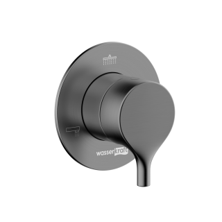 Переключатель на 3 выхода WasserKRAFT Rhein 99DVR3GR графит