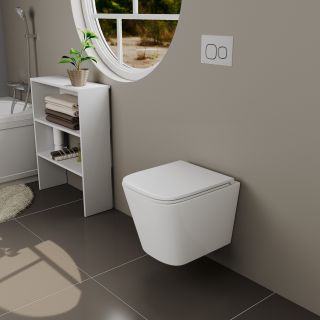 Унитаз подвесной D&K Berlin DT1436516 безободковый смыв торнадо белый Унитаз подвесной D&K Berlin DT1436516 безободковый смыв торнадо белый
