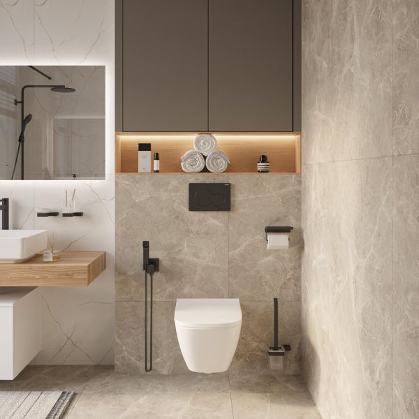 Унитаз подвесной SMYLE SQUARE безободковый с сиденьем микролифт, быстросъемное (500.683.01.1)