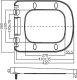Унитаз подвесной BelBagno Albano BB120CHR/BB120SC с сиденьем микролифт