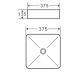 Раковина чаша Terminus Ватикан 05RN37x37x13W 37 см белый