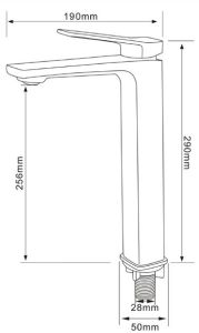 Смеситель для раковины Comforty хром FC071B-CCT