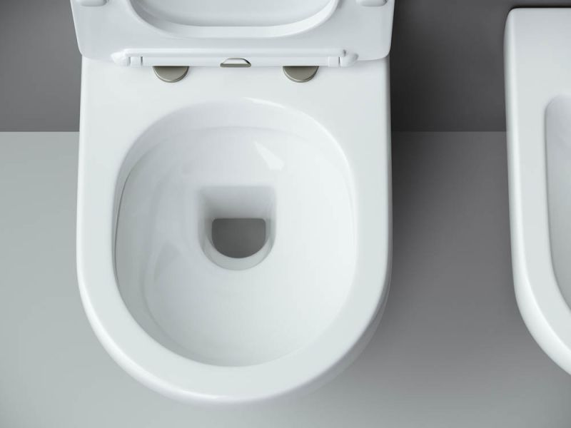 Подвесной унитаз Ceramica Nova Metropol CN4002 безободковый белый