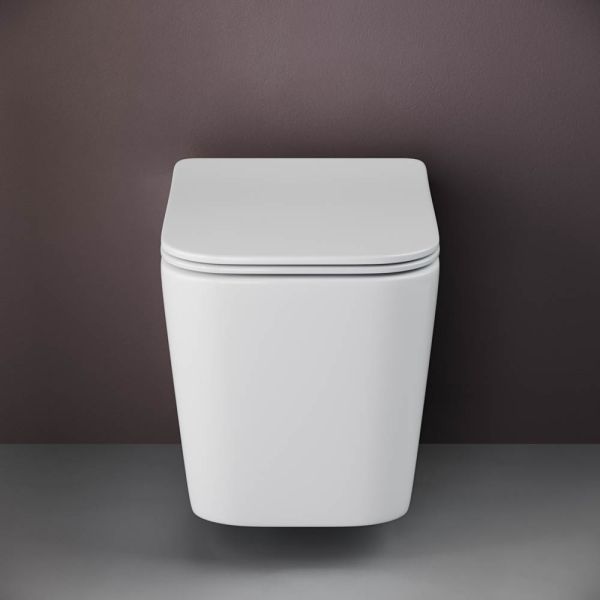 Подвесной унитаз Ceramica Nova Cubic CN1806 безободковый белый Подвесной унитаз Ceramica Nova Cubic CN1806 безободковый белый