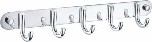 Вешалка с пятью крючками для ванной Wonzon & Woghand WW-9384-5 хром