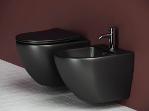 Биде подвесное Ceramica Nova Metropol CN4003MB чёрный матовый