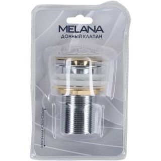 Донный клапан Melana MLN-330304G без перелива золото Донный клапан Melana MLN-330304G без перелива золото