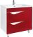 Тумба под раковину Bellezza Эйфория 85см красный 00000010225