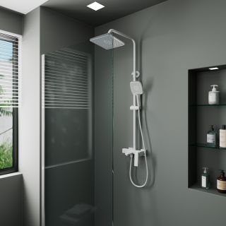 Душевая система с изливом RUSH Thira (TR3635-50White) Душевая система с изливом RUSH Thira (TR3635-50White)