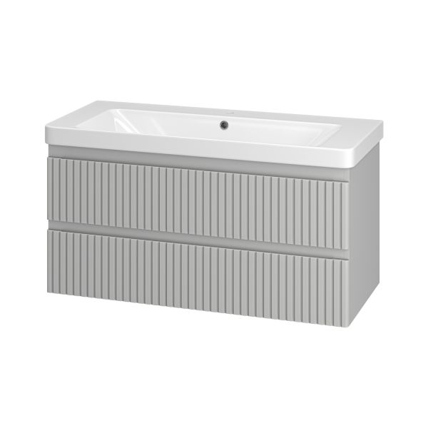 Подвесная тумба под раковину Brevita Victory 105 УТ000025791 серый