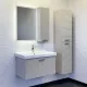Пенал подвесной Comforty Касабланка  00-00017851 серый шелк 35 см