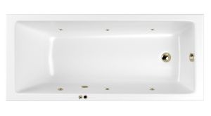Гидромассажная ванна Whitecross Wave Slim 0111.150070.100.SOFT.BR 150x70см Soft бронза