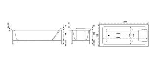 Акриловая ванна Jacob Delafon SOFA E60516RU-00 180 x 80 Акриловая ванна Jacob Delafon SOFA E60516RU-00 180 x 80