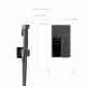 Гигиенический душ со смесителем WasserKRAFT Glan A66096 со шлангом 150 см чёрный