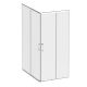 Душевой уголок Am.Pm Above W9XG-403-12090-MT 120x90 см профиль хром стекло прозрачное