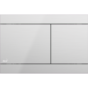 Кнопка смыва AlcaPlast FLAT для инсталляции хром матовый FUN-INOX