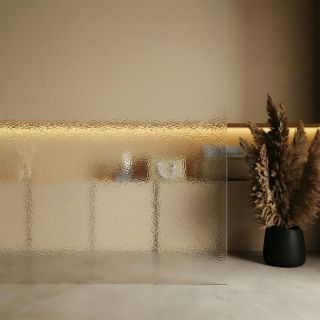 Душевая перегородка WasserKRAFT Rur 30W40-TXG 120 см профиль хром стекло текстурное