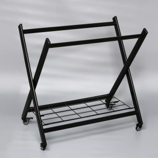 Корзина на ножках WasserKRAFT Naab WB-860-L чёрный/белый
