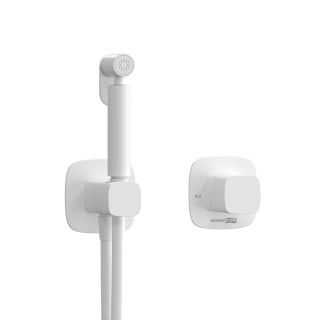 Гигиенический душ со смесителем WasserKRAFT Saale A9551.328.243.232 белый матовый