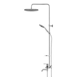 Душевая стойка Swedbe Hermes 5129G1 со смесителем для ванны хром/серый