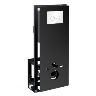 Система инсталляции для унитазов WasserKRAFT Glan 66TLT.010.ME.BL.WH01 с кнопкой смыва
