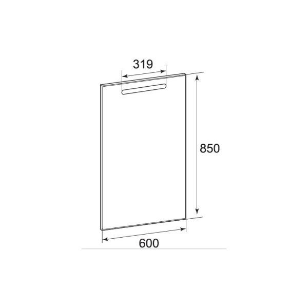 Зеркало Roca Gap ZRU9302688 60 см со светильником
