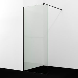 Душевая перегородка WasserKRAFT Rur 30W46MB 110 см профиль чёрный стекло прозрачное
