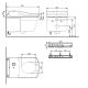 Электронный подвесной унитаз TOTO Neorest AC CW996PVD#NW1 безободковый белый