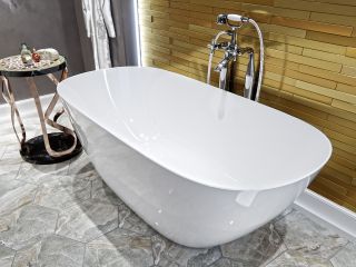 Ванна из искусственного камня AquaStone Бали 150x75см белый Ванна из искусственного камня AquaStone Бали 150x75см белый