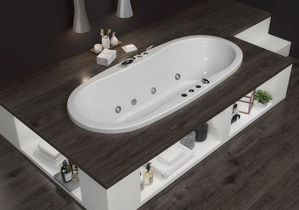 Акриловая ванна Aquanet Amelia 180x80