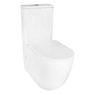 Унитаз-компакт Azario Riano AZ-1307A безободковый торнадо белый