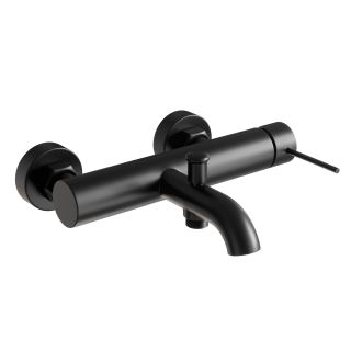 Смеситель для ванны и душа WasserKRAFT Niers 3001BL чёрный матовый