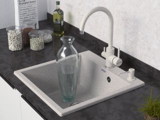 Смеситель для кухни Paulmark Essen Es213211-328 бежевый Смеситель для кухни Paulmark Essen Es213211-328 бежевый