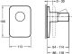Смеситель Jacob Delafon  встраиваемый TOOBI E98707-CP Смеситель Jacob Delafon  встраиваемый TOOBI E98707-CP
