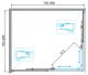 Душевой уголок BelBagno DUE 80x80см хром DUE-A-2-80-C-Cr