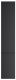 Шкаф-колонна Am.Pm Gem 30см правый чёрный матовый M90CHR0306BM