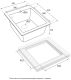 Мойка кухонная Paulmark Kante PM104249-WH белый Мойка кухонная Paulmark Kante PM104249-WH белый