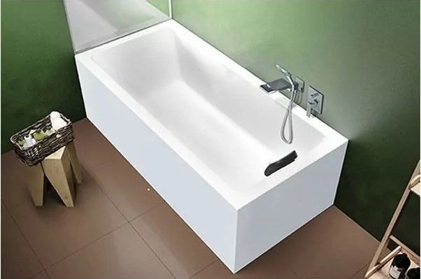 Акриловая ванна Riho Rethink Cubic Fall Plug and Play B105022005 R заполнение через перелив 170х75см белый